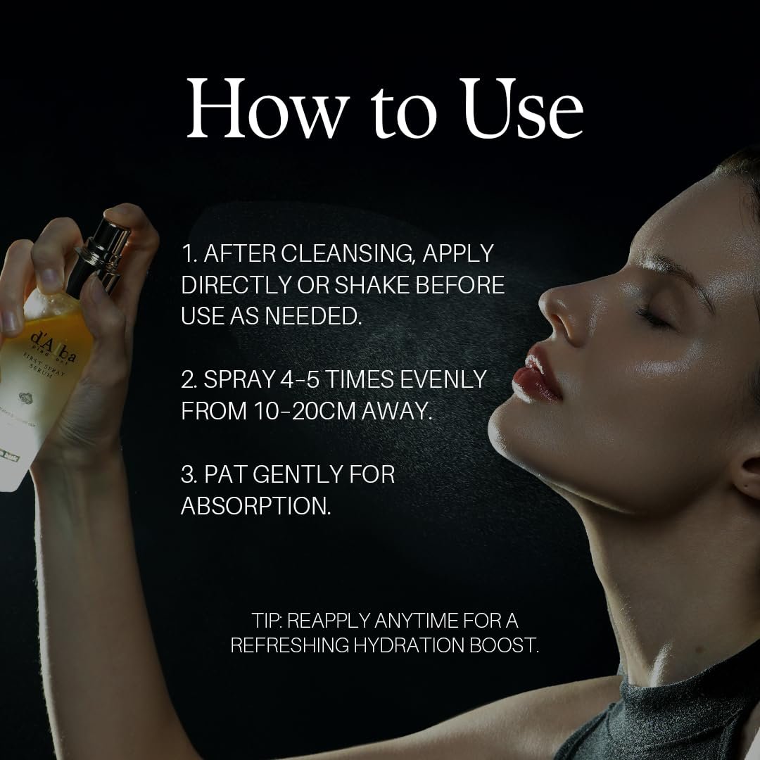 d’alba White Truffle First Spray Serum | Korean Glow Mist - Image 2