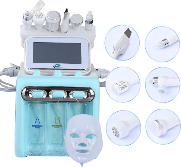 Hydrogen Oxygen 7 in1 Facial Care Machine with Mask Multifunctional Face Skin Care Device - Image 3