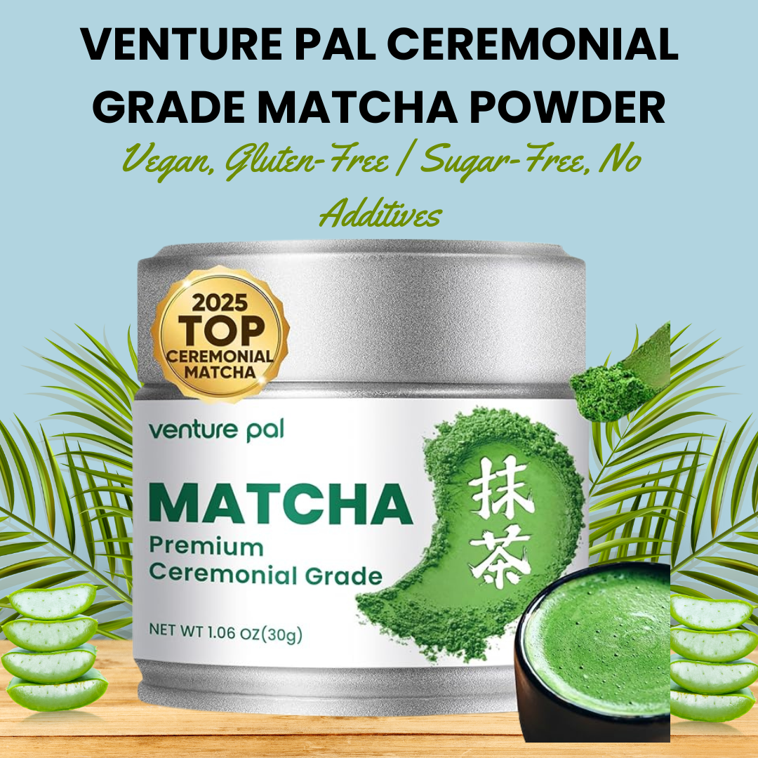 Venture Pal Ceremonial Matcha Tin Packaging